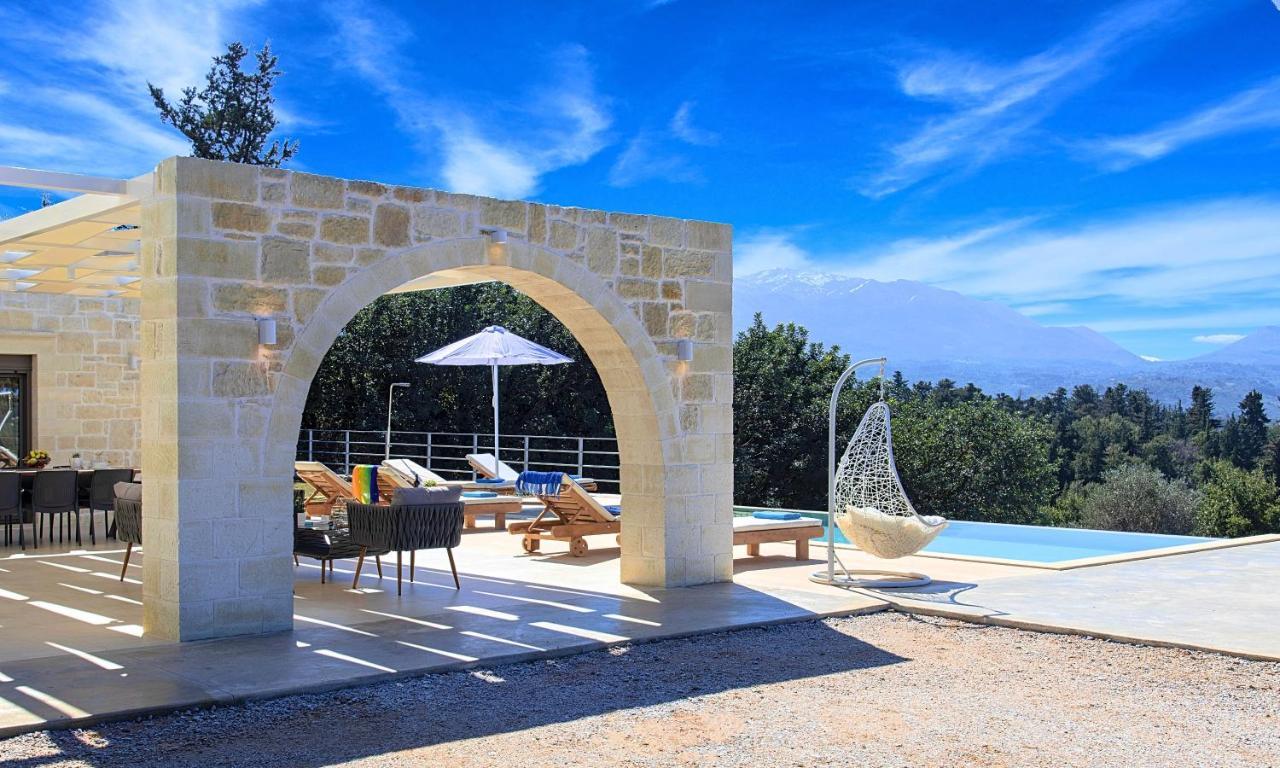 Orientem Villa Heated Pool Georgioupoli Exterior foto